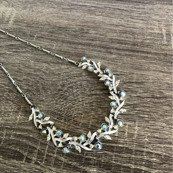 Vtg Rhinestone  Necklace - Picture 5 of 9